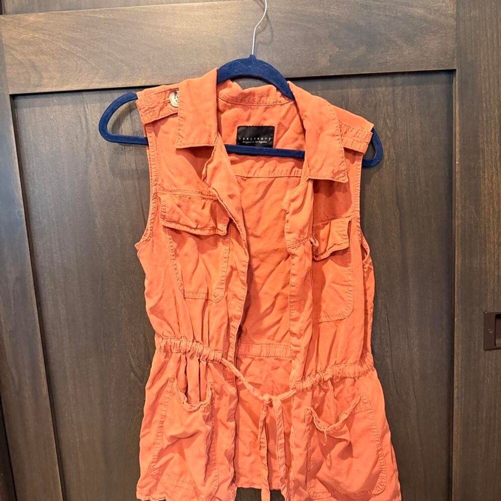 Sanctuary Women's Orange and Pink Top